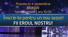 Caravana sezonului sapte Romanii au talent ajunge duminica aceasta la Brasov!