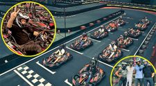 Actorii din VLAD s-au întrecut cu campionii, pe pista de karting. „Mai vreau”