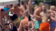 Bătaie generală într-o stațiune frecventată de români! Zeci de turiști s-au luat la pumni și s-au călcat în picioare din cauza unui șezlong. Momentul, surprins pe camere de martori