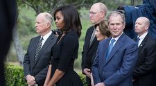 George W. Bush și Michelle Obama sunt prieteni la cataramă: „Este un bărbat frumos și dulce”