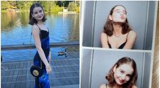 Irina Columbeanu, o adolescentă superbă la balul de absolvire. Cu ce ținută elegantă a impresionat