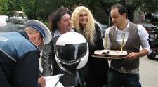 Catalin Maruta a iesit la plimbare cu trasura prin Bucuresti FOTO