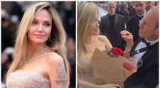 Angelina Jolie, agasată de bodyguardul său? Imaginile care au aprins internetul