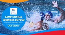 Meciurile echipelor naționale de polo ale României, la Campionatul European, sunt LIVE pe VOYO!