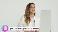 Ana Maria Bucura, muza lui Karl Lagerfeld, ne propune ținute ușor de realizat în combinație cu un sacou