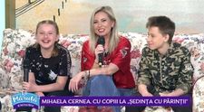 VIDEO Mihaela Cernea, cu copiii la 