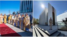 Așa arată o nouă biserică ortodoxă din Republica Moldova. Are rampă de acces pentru persoanele cu nevoi speciale, spații de relaxare pentru copii și adulți și un decor modern
