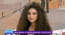 VIDEO Miss bikini, Cătălina Dumitran, o nouă medalie câștigată