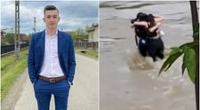VIDEO Cristian Molnar a luptat până în ultima clipă pentru viața lui! Țipete și durere într-o nouă filmare cu tânărul român luat de viitură în Italia: „Prinde frânghia!”