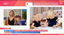 VIDEO Andreea Perju, despre viața de mamică