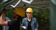 VIDEO Andra Marinescu și Cristina Joia încearcă să prepare beton