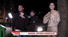 Afla cum au decurs filmarile la cel mai nou videoclip al Andrei si cum a sustinut-o Maruta pe sotia sa