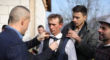Imagini exclusive de la nunta lui Marin Cazan cu Marcela. Cum s-au prezentat cei doi miri in cea mai importanta zi