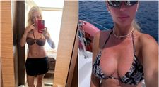 Andreea Bănică: “O zi pe lună am abdomenul acesta”. Vedeta, siluetă impresionantă în costum de baie