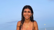 Mia Khalifa, ședință foto nocturnă, în costum de baie. Fotografiile care i-au dat pe spate pe fanii tinerei