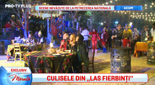 Cum s-a filmat petrecerea de 1 decembrie 2016. Momente nevăzute de pe platourile din Fierbinți