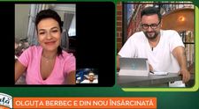 Olguța Berbec, nașa Vlăduței Lupău, este din nou însărcinată. Artista încerca de mai mulți ani să mai aibă un copil