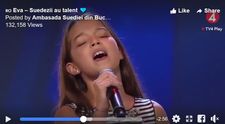 O fetiță din România, în finala „Suedezii au talent