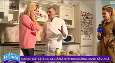 VIDEO Hadad gătește cu ce găsește în bucătăria Danei Săvuică