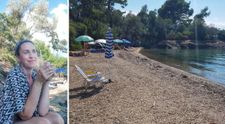 O româncă a vrut să dea o lecție de bun-simț și a adunat tot gunoiul de pe o plajă din Grecia. „Omul sfințește locul”