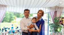 VIDEO Roxana Chiuhulescu i-a tăiat moțul fiului Cezar. Imagini de la eveniment
