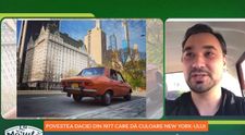Eduard Pălăghiță, românul care a postat imaginile cu Dacia 1300 în centrul New York-ului, a intrat în direct La Măruță
