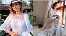 O apariție de poveste: Andreea Marin într-o rochie atemporală care a stârnit curiozitatea fanilor. Toți au vrut să știe cât costă și de la ce brand este