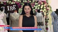 Brigitte Pastramă și-a ales rochia de mireasă. A fost la probă însoțită de Florin