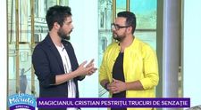 Cristian Pestrițu, magicianul de la Românii au talent, l-a impresionat pe Cătălin Măruță cu un număr inedit de magie 