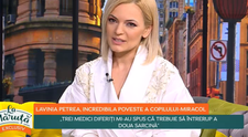 Deși era însărcinată, 3 medici au sfătuit-o să facă întrerupere de sarcină. Lavinia Petrea, dezvăluiri cutremurătoare