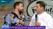 VIDEO Polițiștii cu talent, alături de Măruță