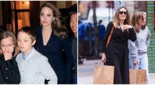 Toată lumea o știe pe Zahara sau pe Shiloh, dar iată cum arată Vivienne, fiica geamănă a Angelinei Jolie! Imagini rare, surprinse de paparazzi, cu cele două