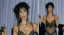 Rochii de Oscar: Cher, una din cele mai scandaloase aparitii din istorie. A aparut aproape goala pe covorul rosu