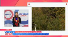 VIDEO Temperaturile scad în toată țara