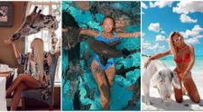 A bifat cele mai frumoase destinații turistice din lume! Ema Uta, o nouă apariție irezistibilă într-un cadru de vis pe o plajă din Galapagos: „Definiția high life-ului!”