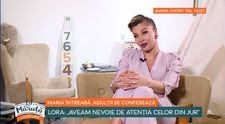 Lora simte că se apropie momentul când va deveni mămă. Câți copii își dorește artista