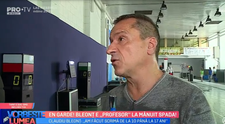 VIDEO Claudiu Bleonț este un profesor de spadă