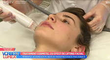 VIDEO Tratament cosmetic, cu efect de lifting facial