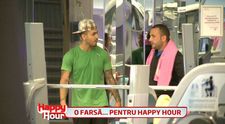 O farsa ... pentru Happy Hour! Alex Velea refuza sa fie pacalit