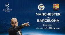 Manchester City si F.C. Barcelona se confrunta in aceasta seara la ProTV
