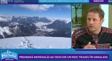 VIDEO Premieră mondială! Au deschis un nou traseu în Himalaya