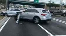 Un sofer a provocat un accident teribil, dupa care a incercat sa fuga de la locul faptei