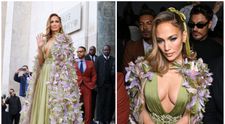 Este imposibil să îi faci concurență! Jennifer Lopez, apariție de neegalat la Săptămâna Modei de la Paris