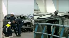 Accident șocant în București! Șapte femei au ajuns la spital, după ce mașina în care se aflau s-a răturnat