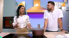 Majda a inaugurat noua bucătărie de la „Vorbește Lumea” cu un tort Napoleon rapid. Rețeta desertului care i-a cucerit pe prezentatori