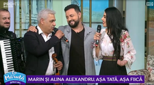 VIDEO Marin și Alina Alexandru, așa tată, așa fiică