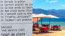 „Este prima și ultima dată când le mai calc pragul!”. Nota de plată cât o factură întreagă la un restaurant din Mamaia Nord. Cât a costat masa pentru două persoane. Doar un tiramisu a fost 62 de lei