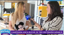 VIDEO Exclusiv Campioană Anca Bucur, de trei săptămâni mămică: 