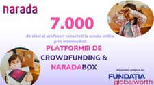 Narada, susținută de Fundația Globalworth, a conectat 7.000 de copii și profesori la învățământul online
