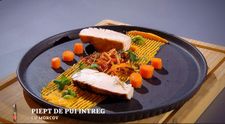 Masterchef 2024, 23 septembrie. Alexandru Hada - Pui gătit întreg acompaniat de texturi de morcov